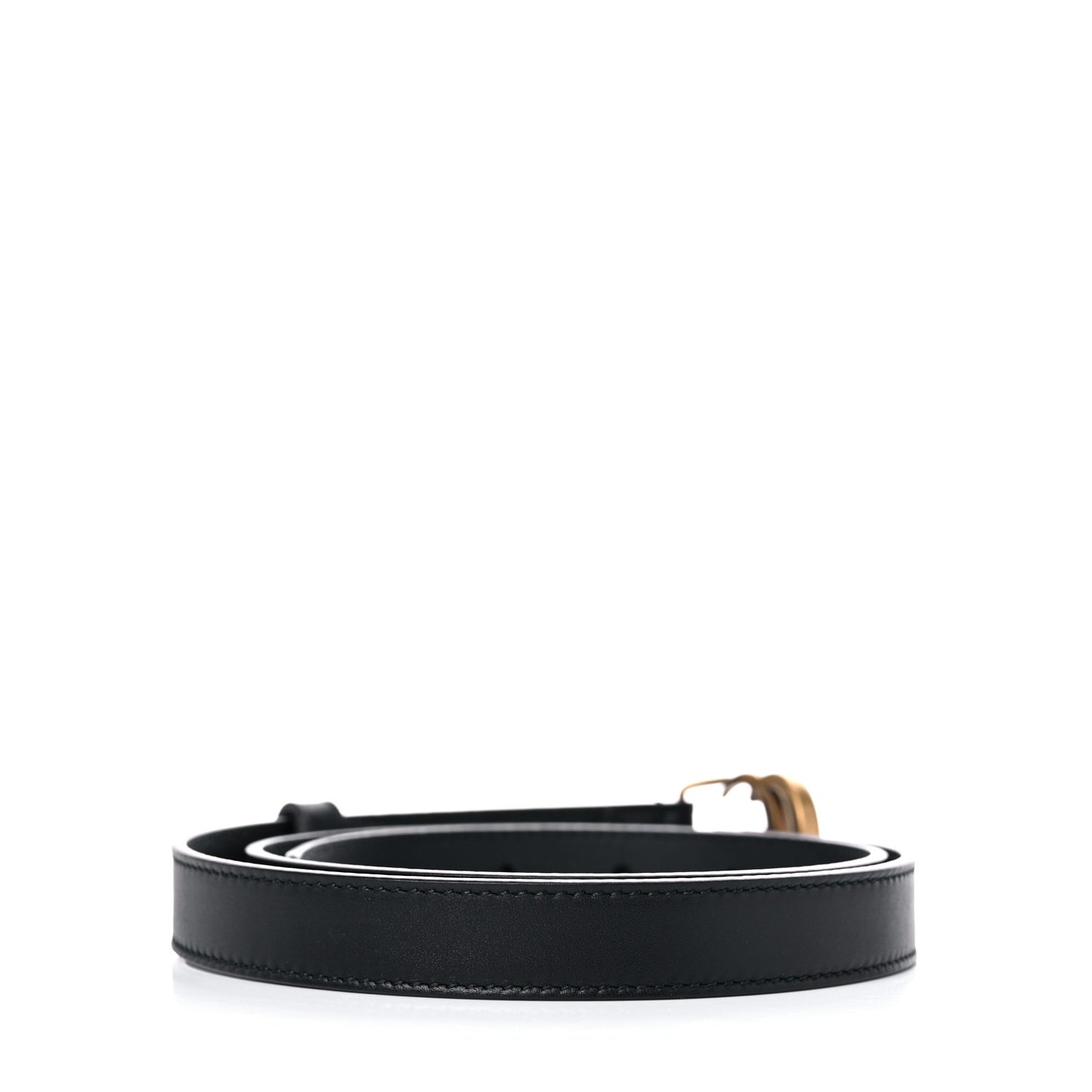 Calfskin Double G 20mm Belt 80 32 Black
