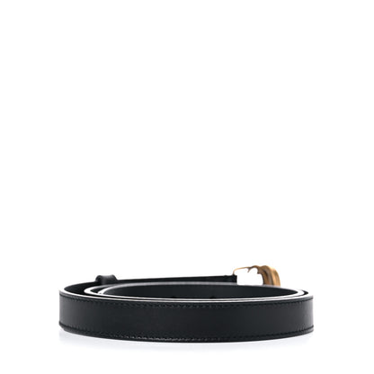 Gucci Calfskin Double G 20mm Belt 80 32 Black 2 of 5
