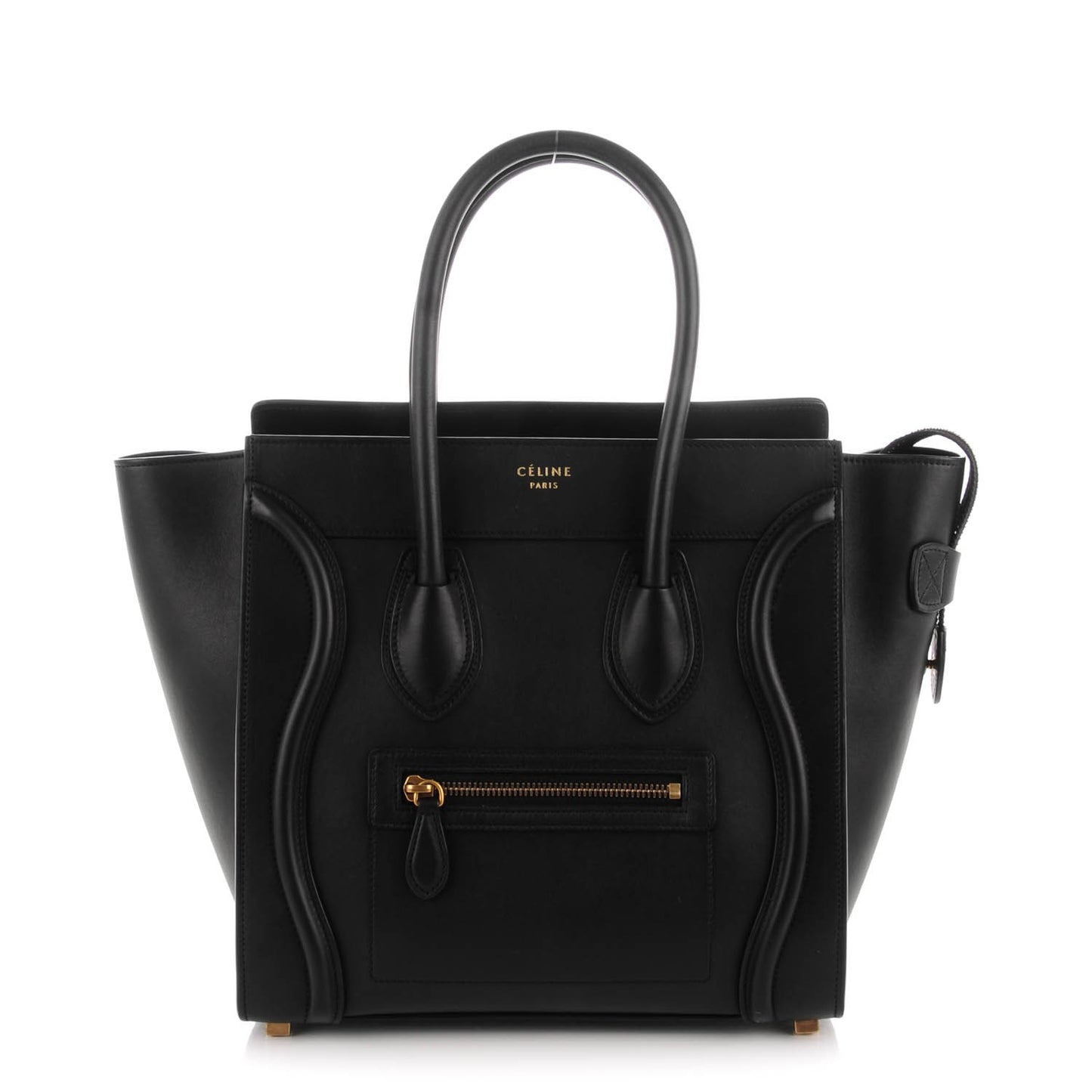 Smooth Calfskin Micro Luggage Black