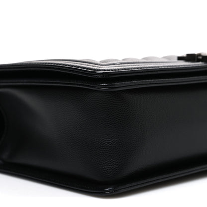 Chanel Caviar Quilted New Medium Boy Flap Black 8 of 10