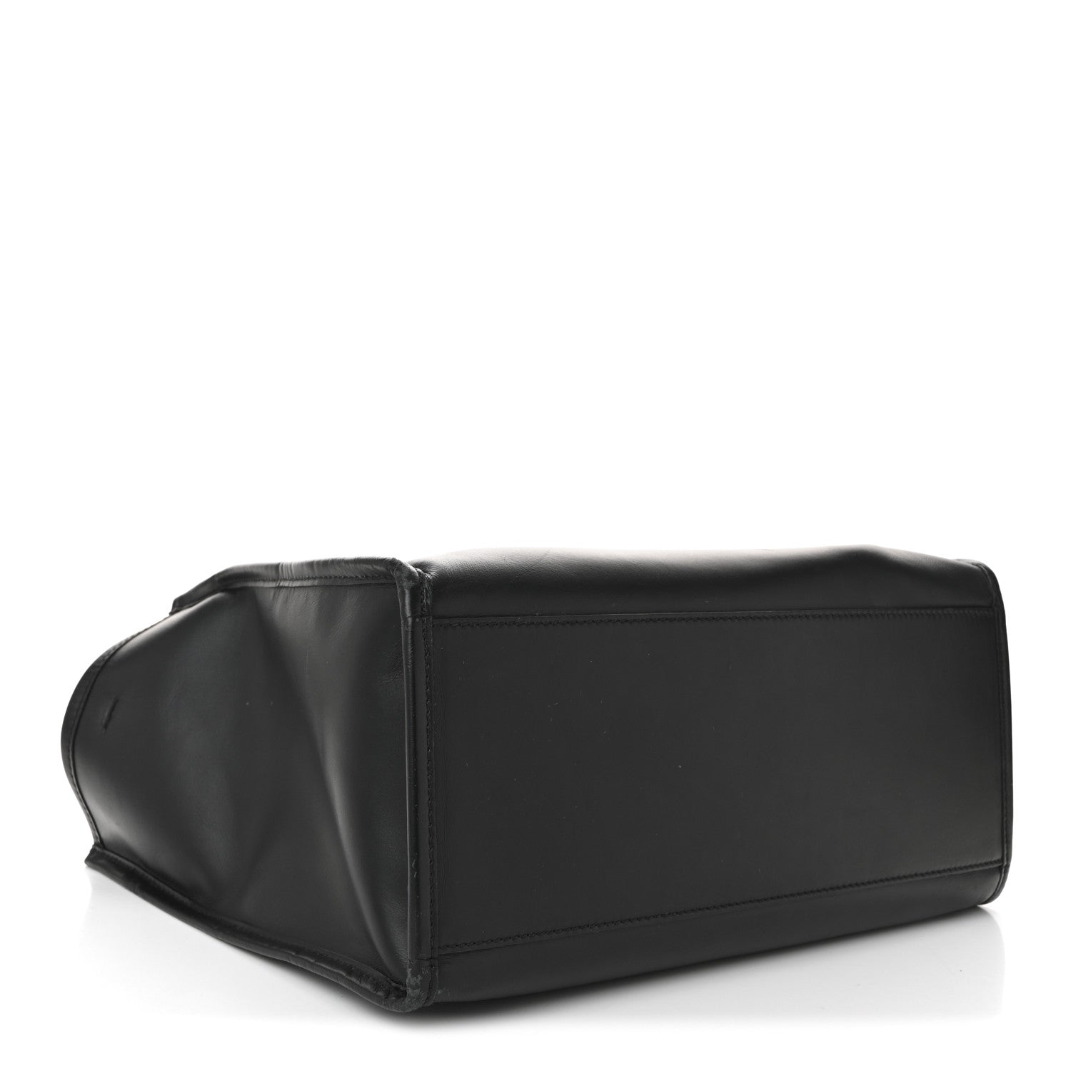 Fendi Vitello King Plexiglass Medium Fendi Sunshine Shopper Black