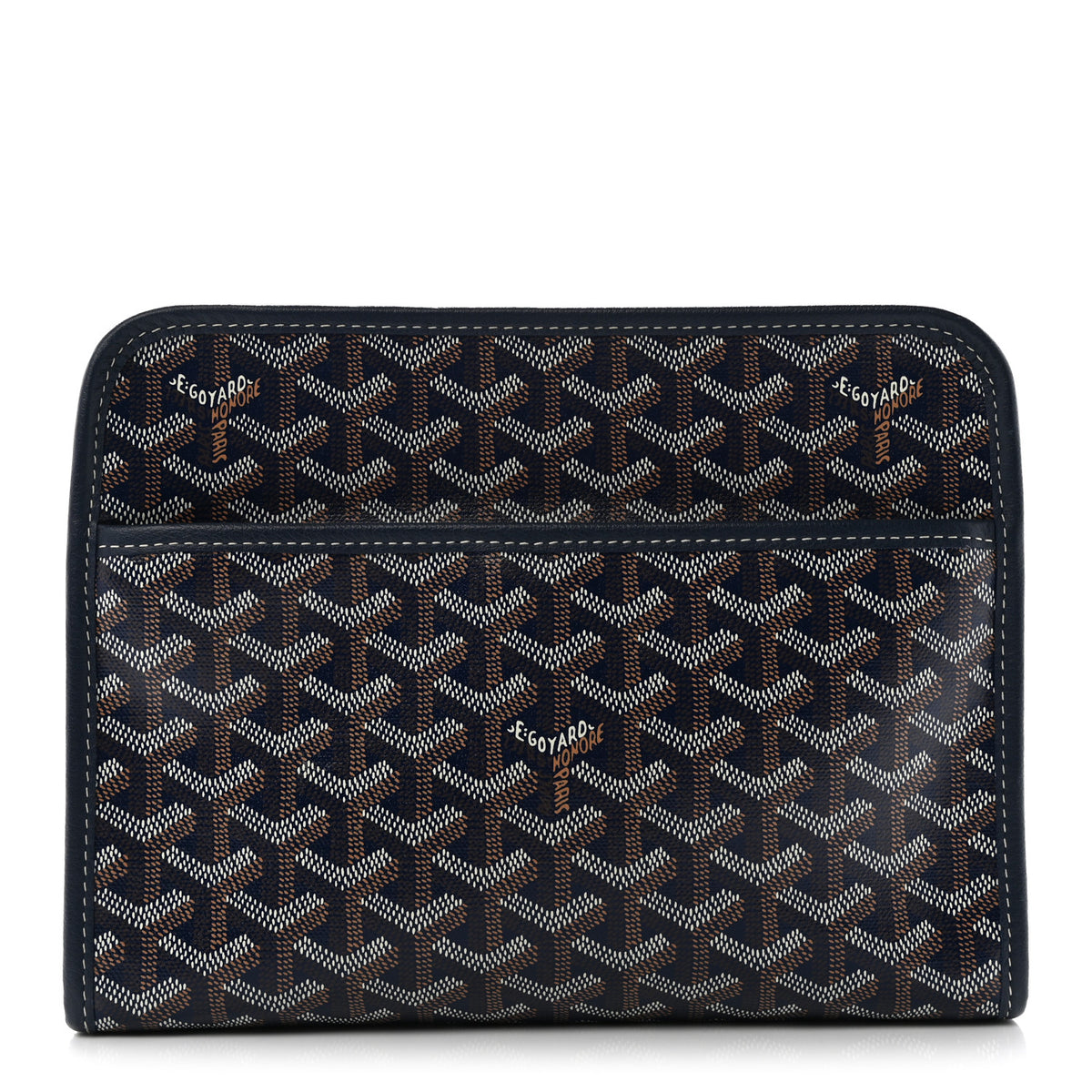 Goyardine Jouvence Toiletry Pouch MM Blue