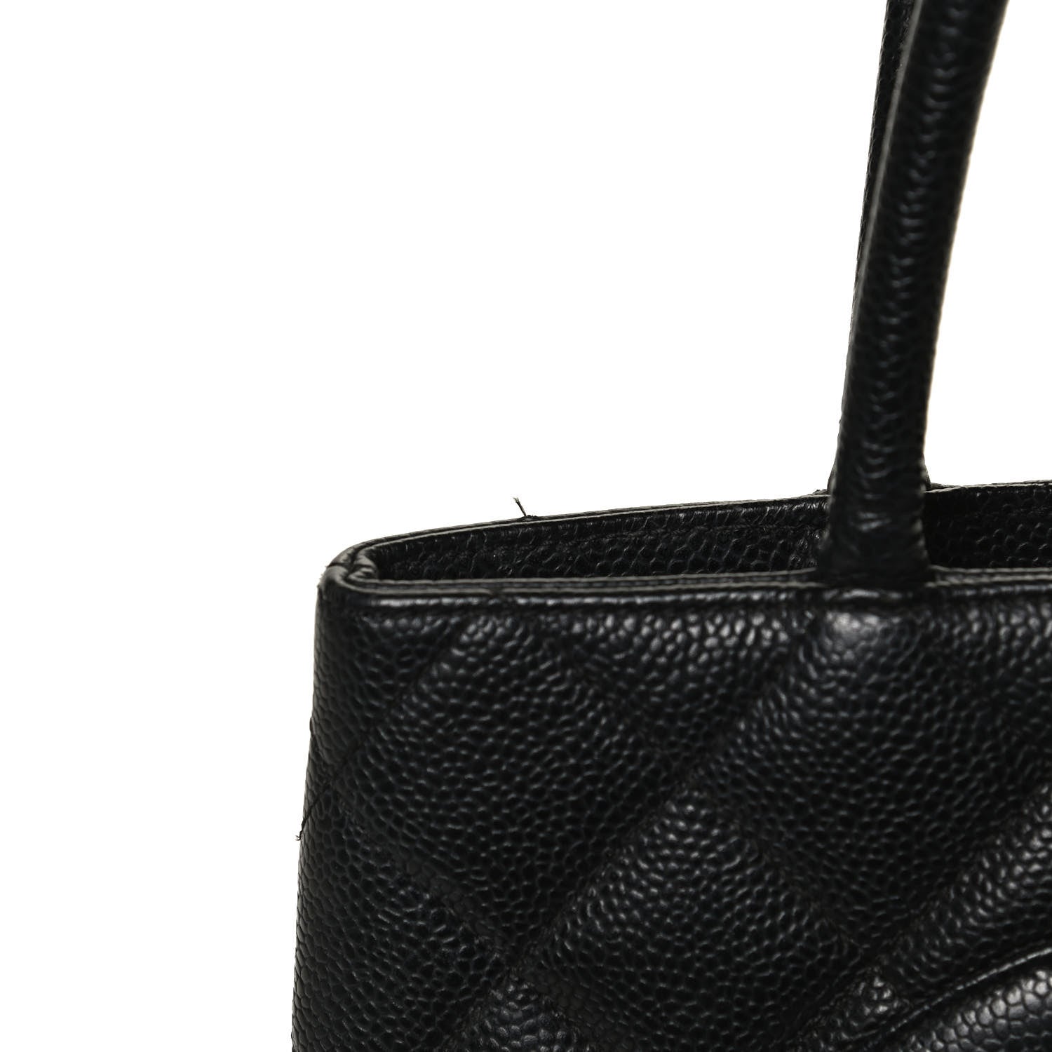 Chanel Caviar Quilted Medallion Tote Black 15 of 17