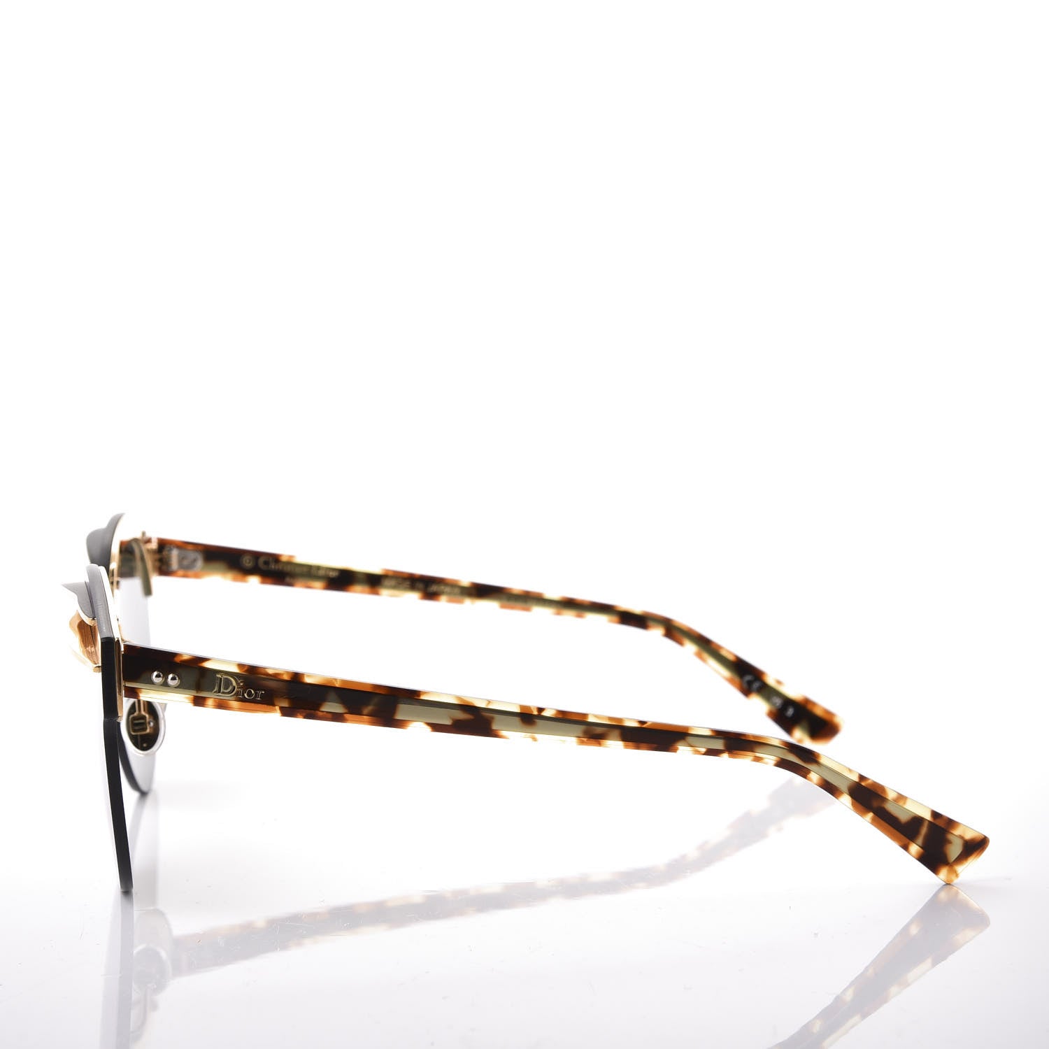 Christian Dior DiorEmprise Sunglasses Gold Havana 3 of 10