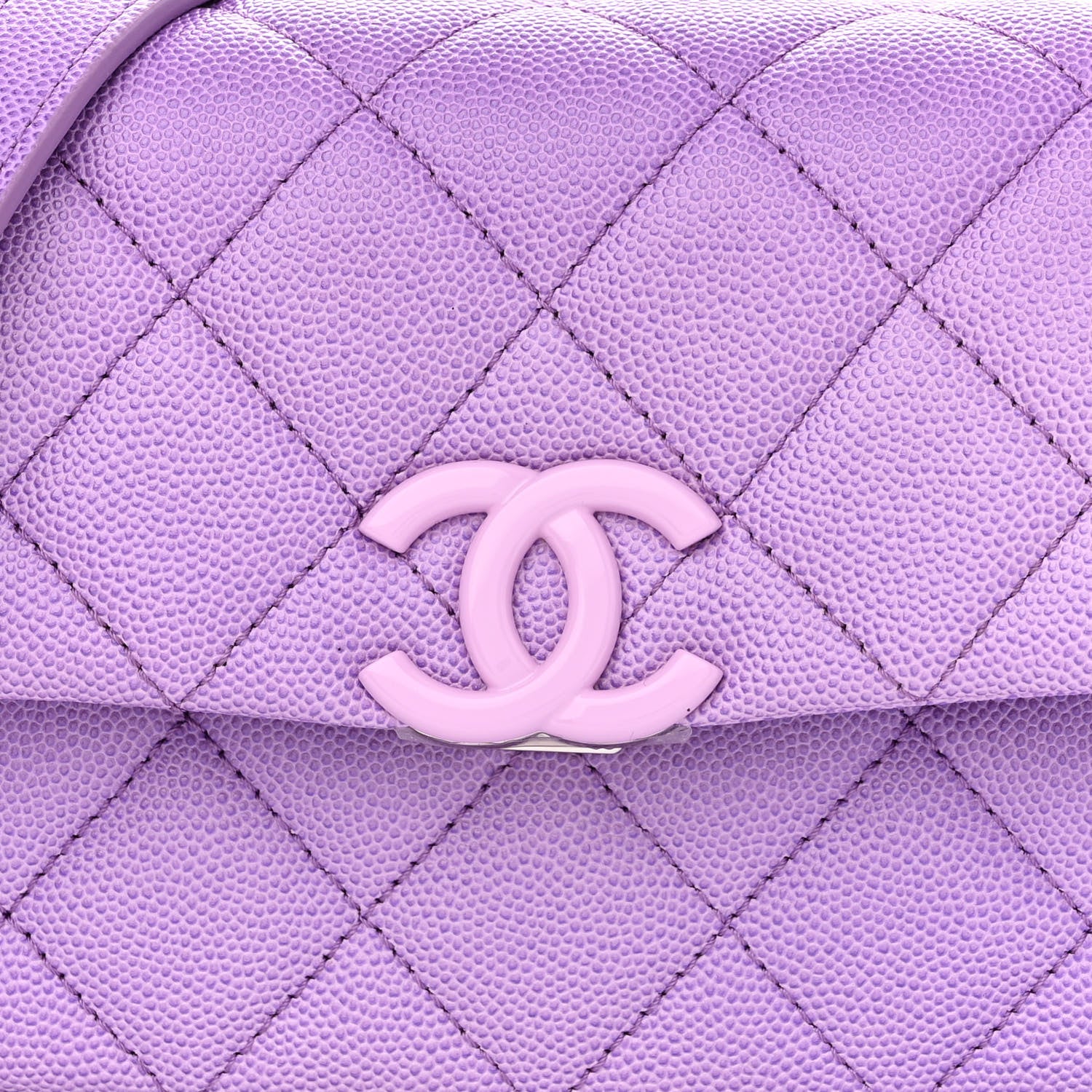 Chanel Shaded Caviar Quilted My Everything Small Flap Purple Light Purple 8 of 12