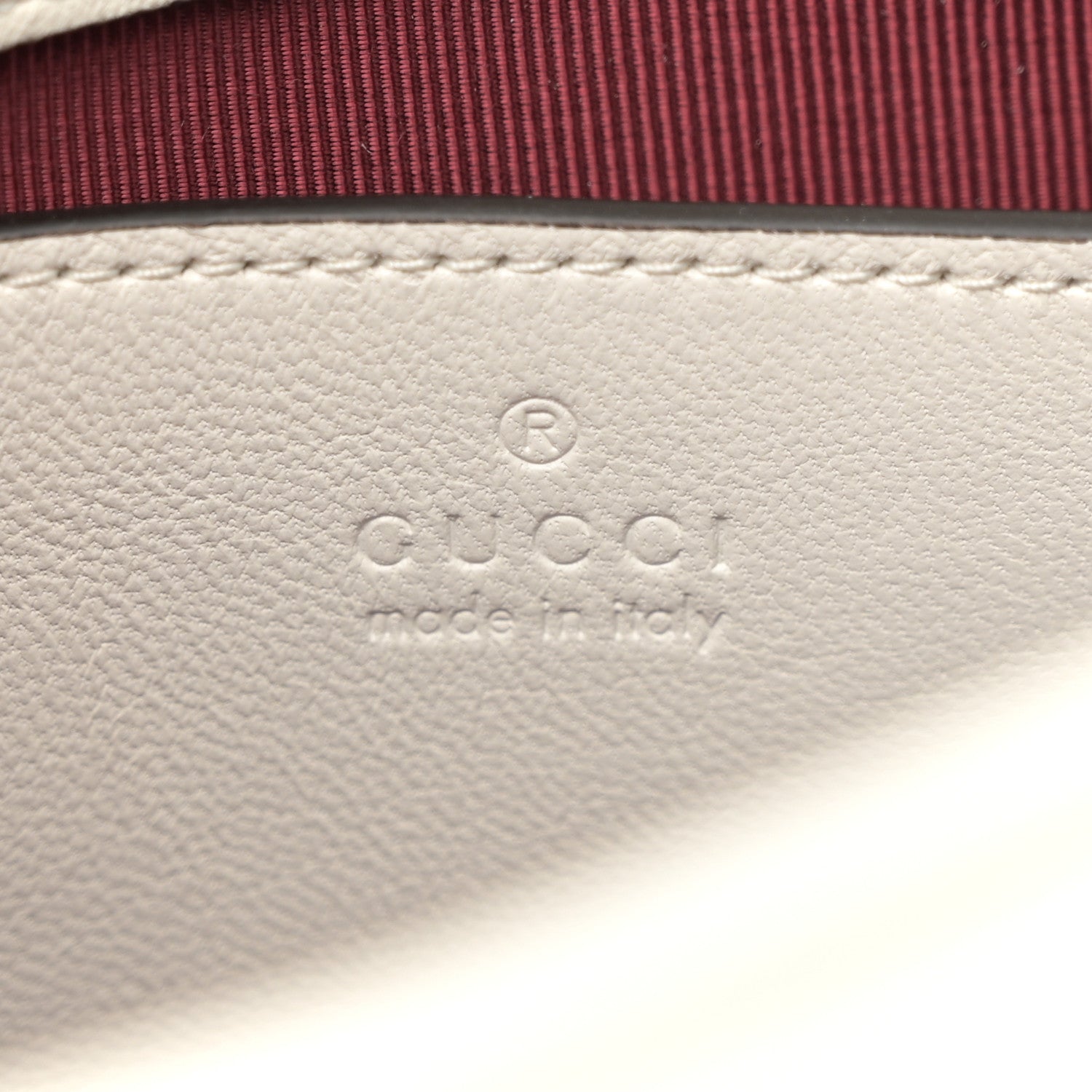Gucci Lambskin Matelasse Small GG Marmont Shoulder Bag White 6 of 10