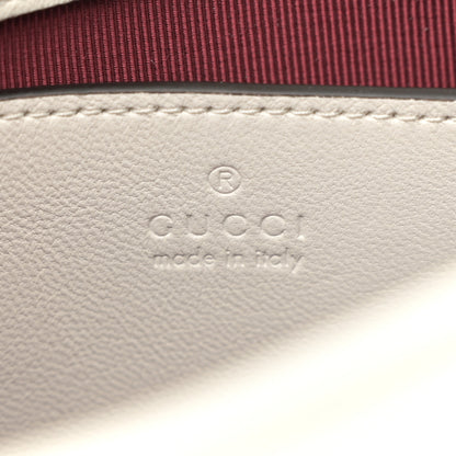Gucci Lambskin Matelasse Small GG Marmont Shoulder Bag White 6 of 10