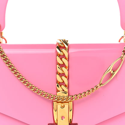 Gucci Plexiglass Mini Sylvie 1969 Top Handle Bag Pink 9 of 13