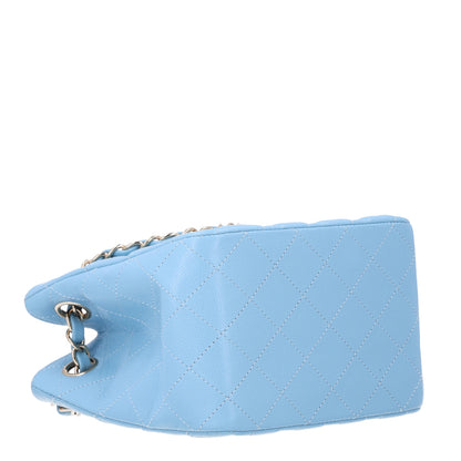 Chanel Caviar Quilted Mini Bucket Bag Blue 4 of 10