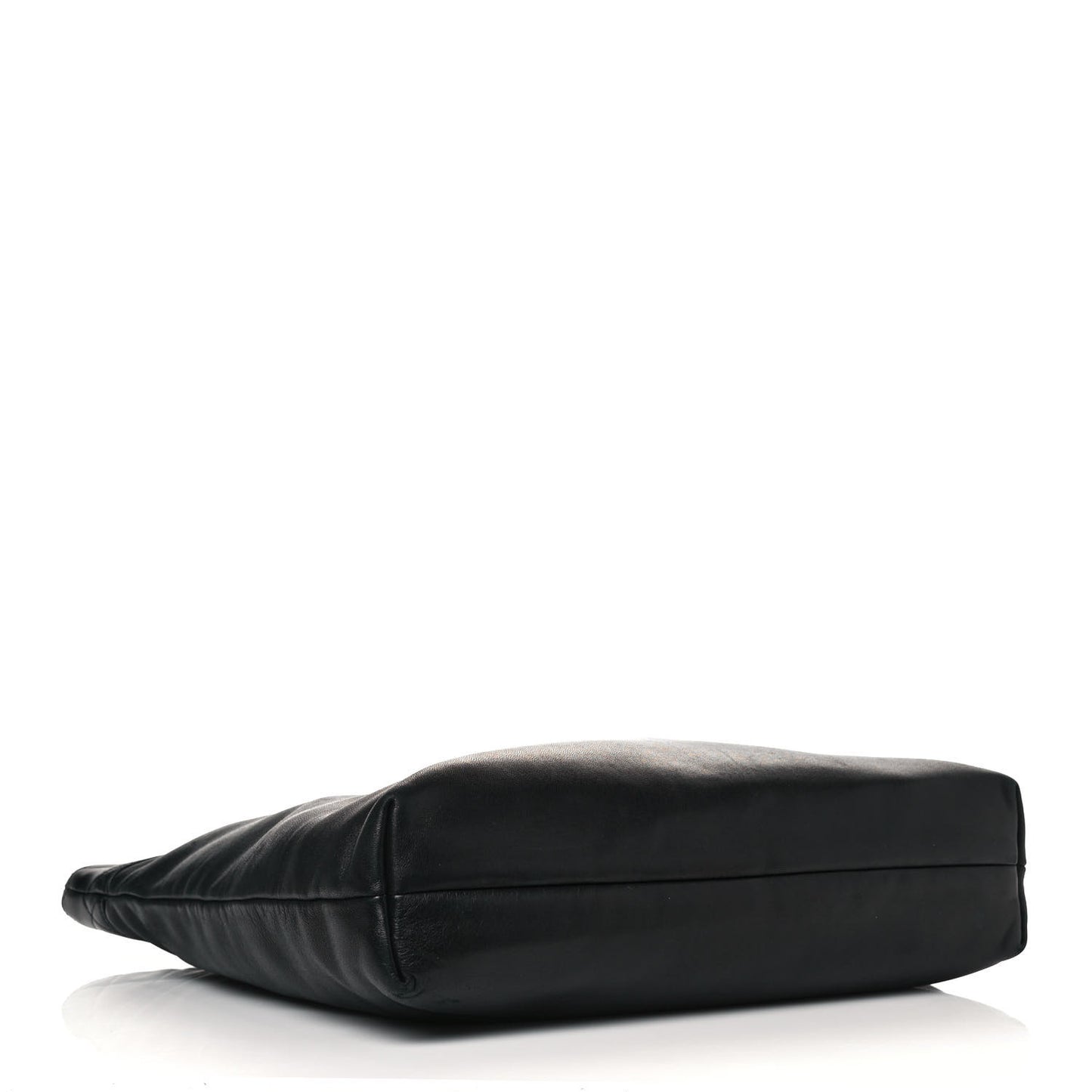 Lambskin Rock And Cabaret Chain Fringe Tote Black