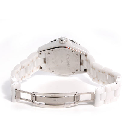 Chanel Stainless Steel Ceramic 38mm J12 Automatic Watch White 5 of 6