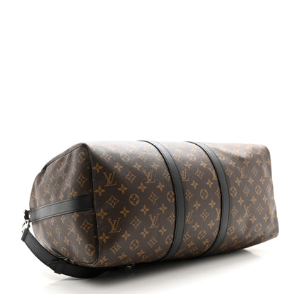 Louis Vuitton Monogram Macassar Keepall Bandouliere 45 3 of 12