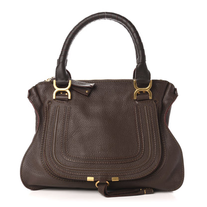 Chloe Calfskin Medium Marcie Satchel Truffle 1 of 10