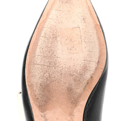 Christian Dior Lambskin Ribbon J'Adior Slingback Ballet Flats 38 Black 9 of 10