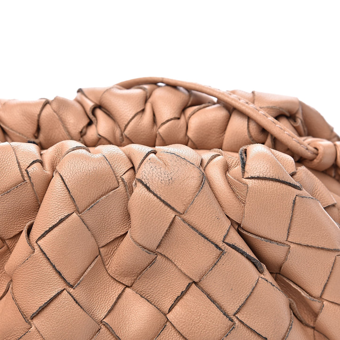 Nappa Intrecciato The Mini Pouch Almond