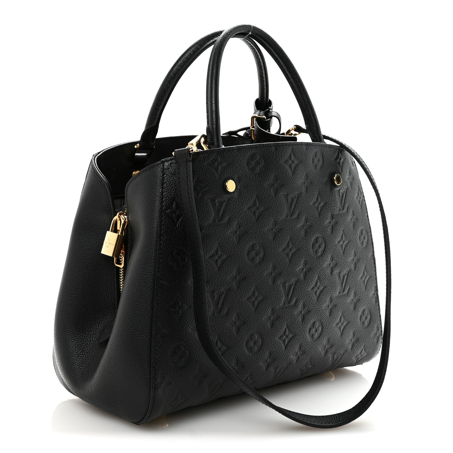 Louis Vuitton Empreinte Montaigne MM Black 3 of 9