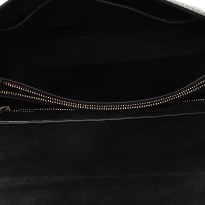 Valentino Garavani Pebbled Calfskin Small Rockstud Single Handle Flap Bag Black 5 of 11