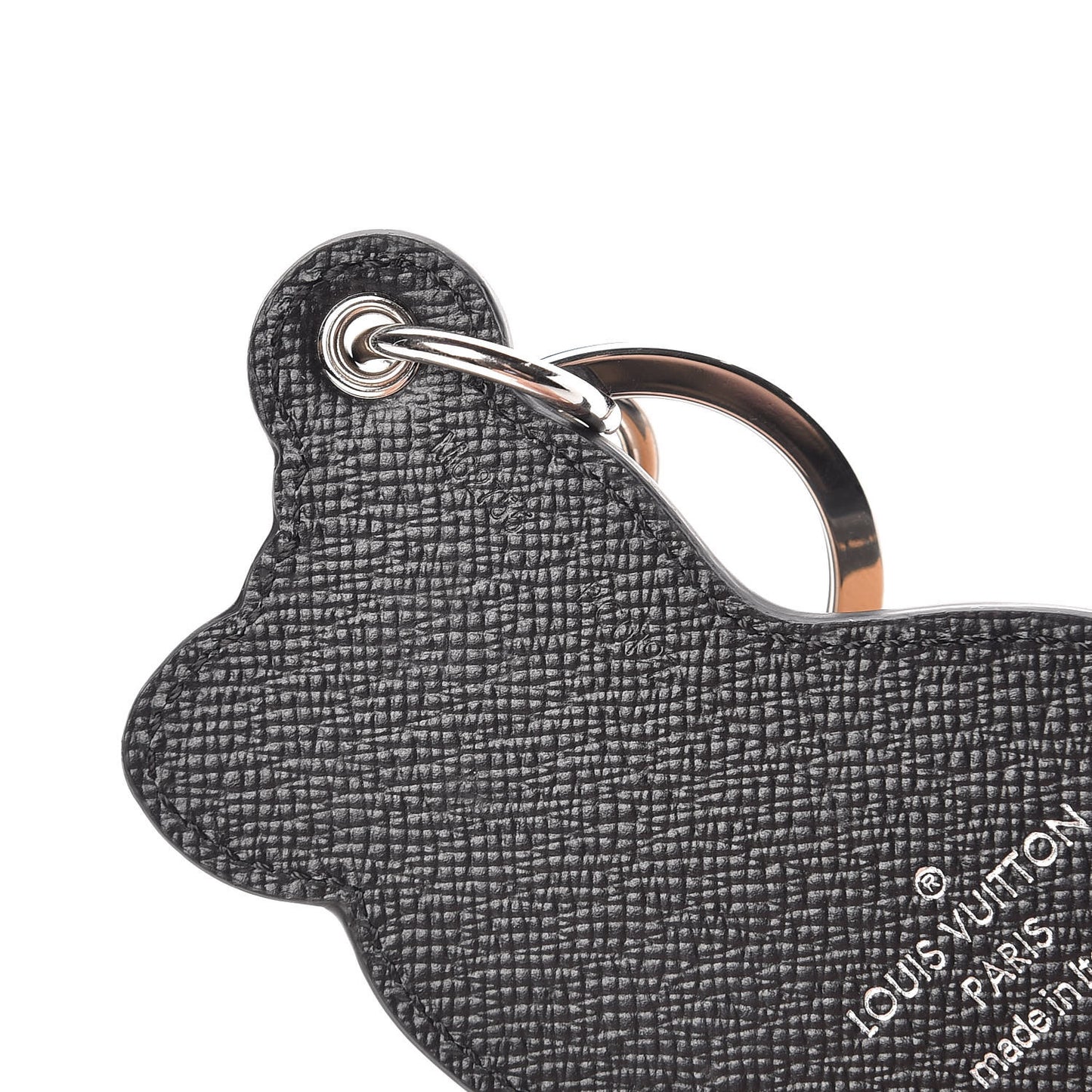 Calfskin Dog Bag Charm Key Holder