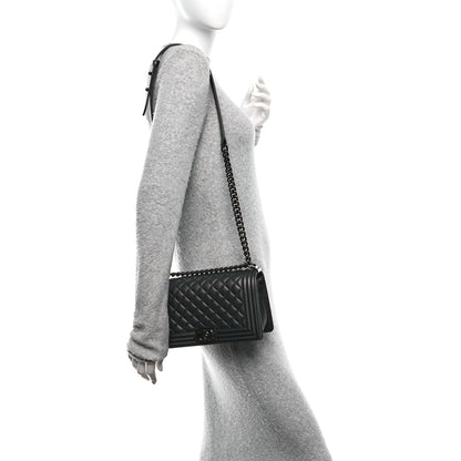 Chanel Caviar Quilted Medium Boy Flap So Black 2 of 11
