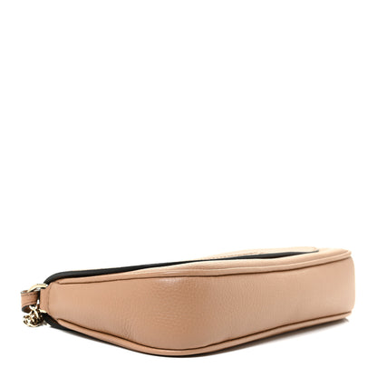 Gucci Pebbled Calfskin Medium Soho Flap Crossbody Camelia 4 of 11