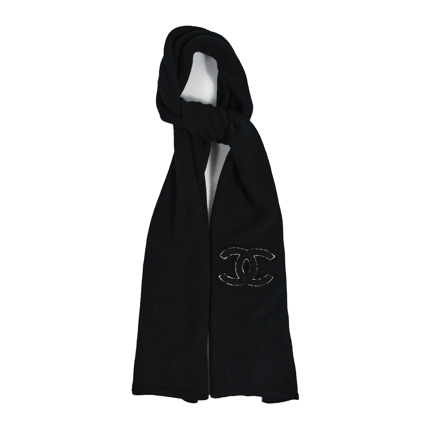 Cashmere CC Scarf Black