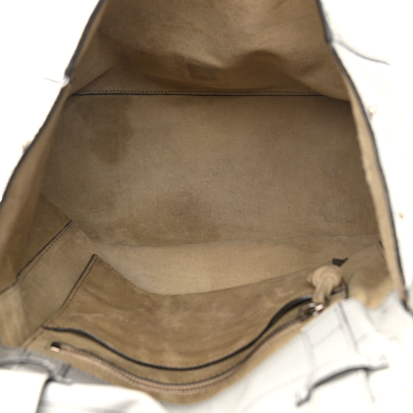 Pebbled Calfskin Small PS Courier Backpack Heather Grey