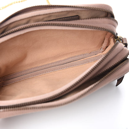 Gucci Calfskin Matelasse Mini GG Marmont Chain Crossbody Bag Porcelain Rose 7 of 12