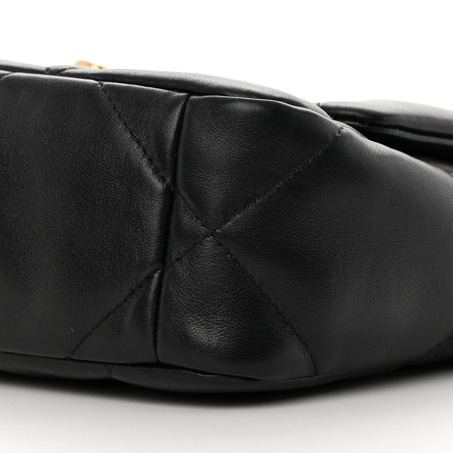Chanel Lambskin Quilted Medium Chanel 19 Flap Black 10 of 12