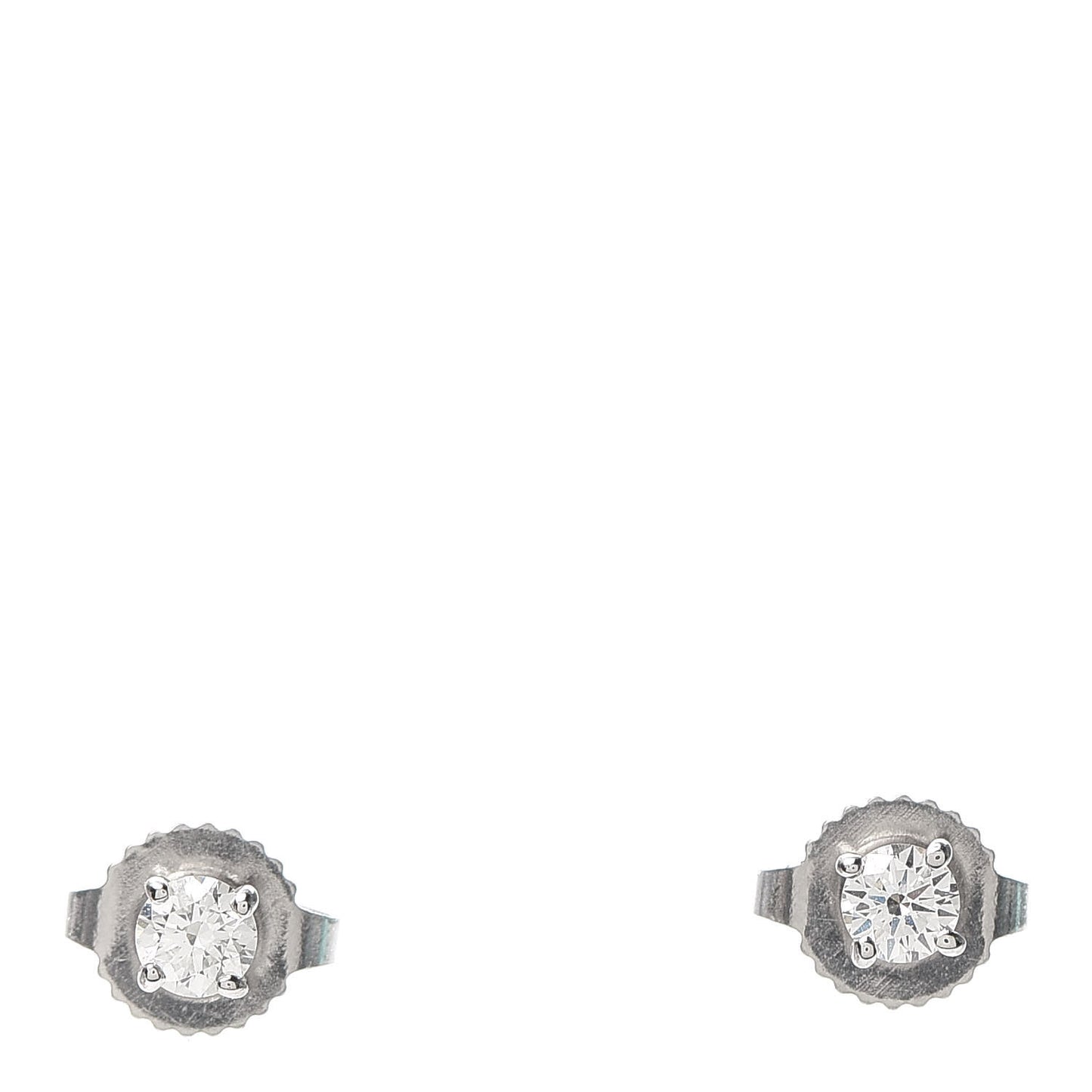 Platinum Diamond .24ctw Solitaire Earrings