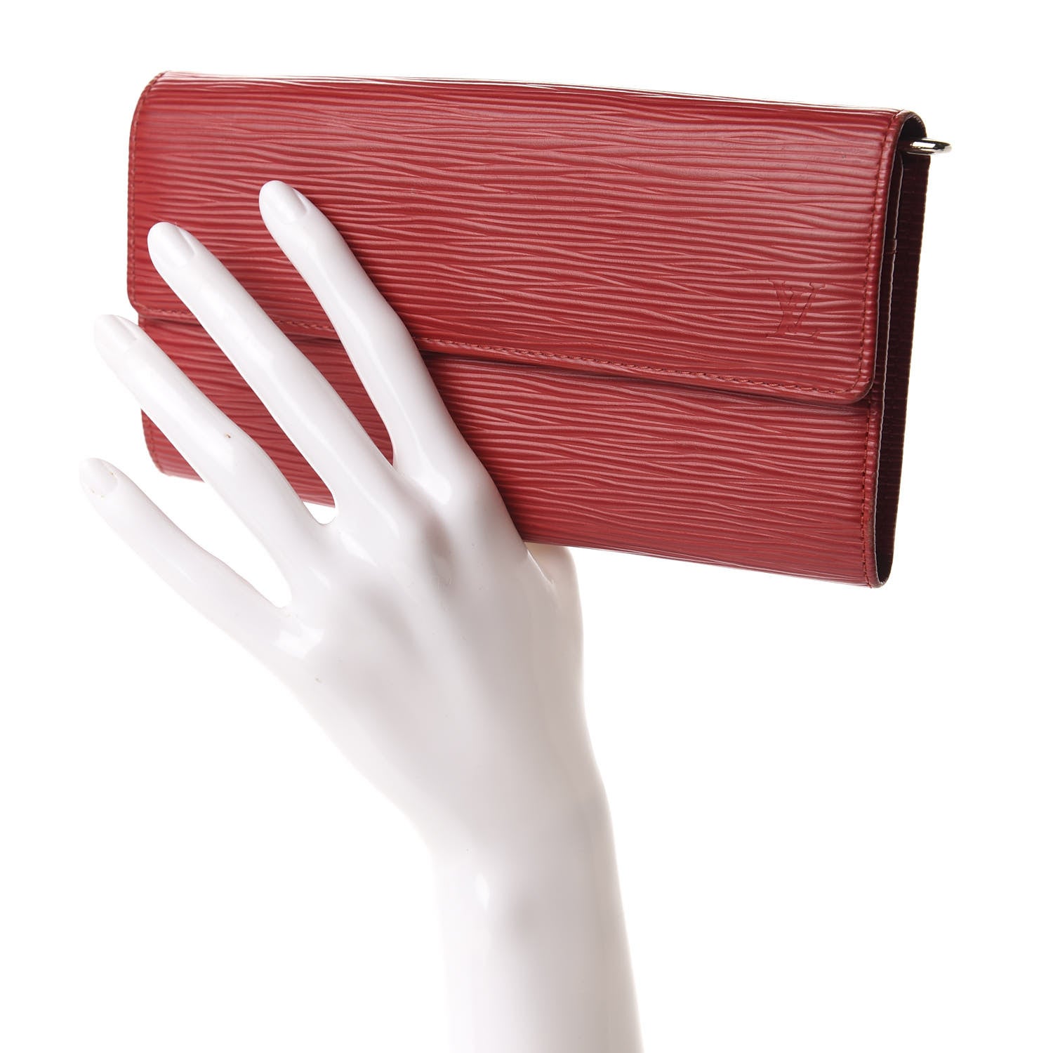Louis Vuitton Epi Sarah Wallet Rubis 2 of 8