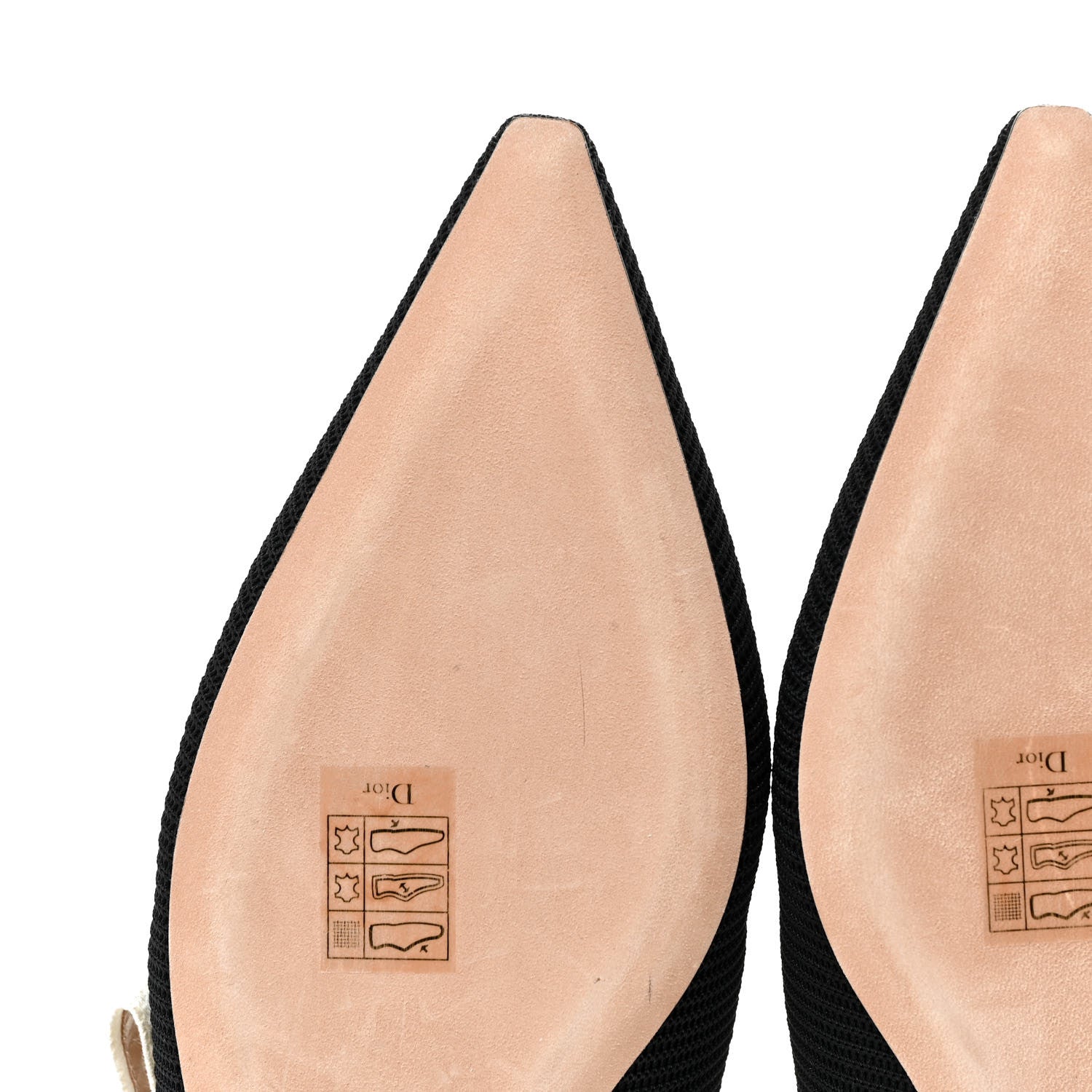 Christian Dior Technical Canvas Ribbon J'Adior Slingback Ballet Flats 40 Black 11 of 28