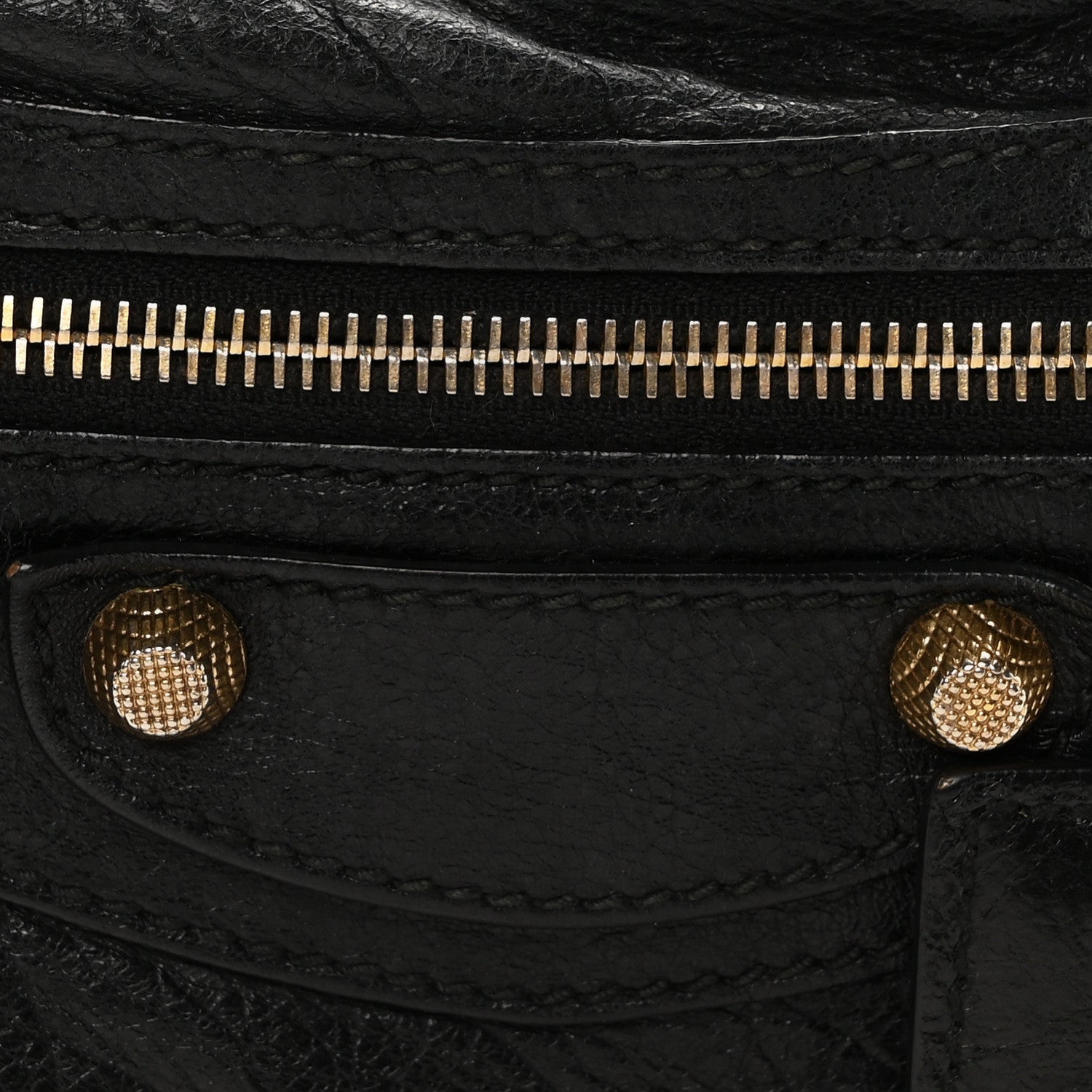 Balenciaga Agneau Giant 12 Gold Hardware Town Black 8 of 11