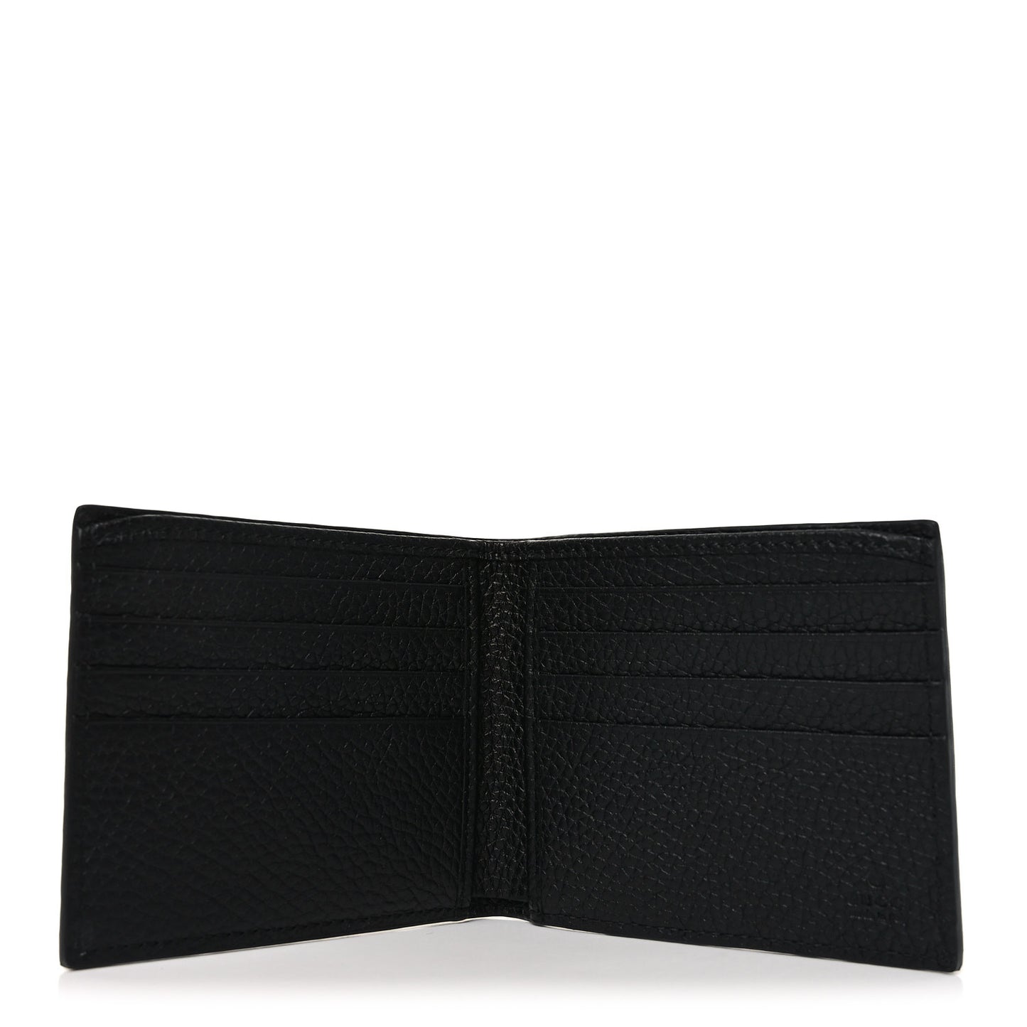 Piuma Calfskin Jumbo GG Embossed Wallet Black