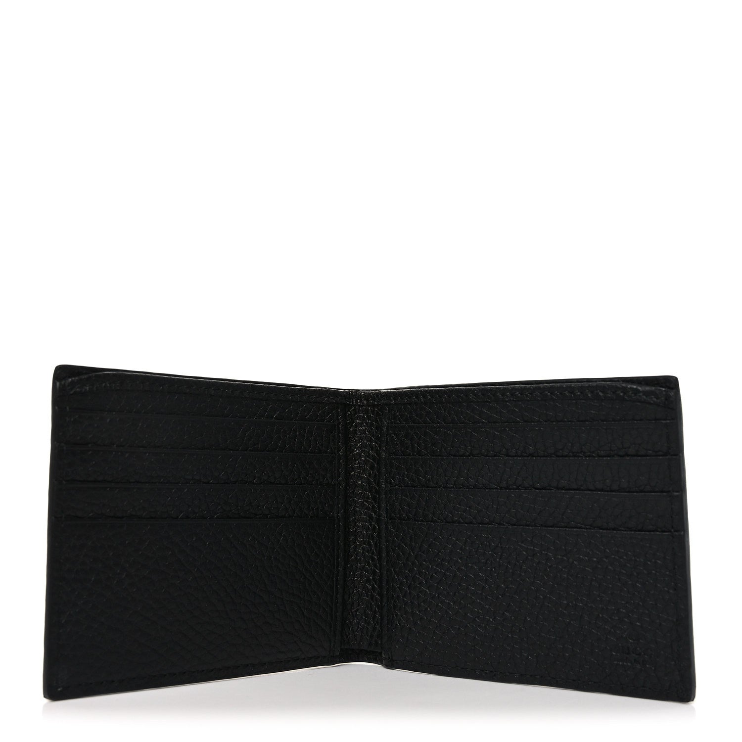 Gucci Piuma Calfskin Jumbo GG Embossed Wallet Black 5 of 7
