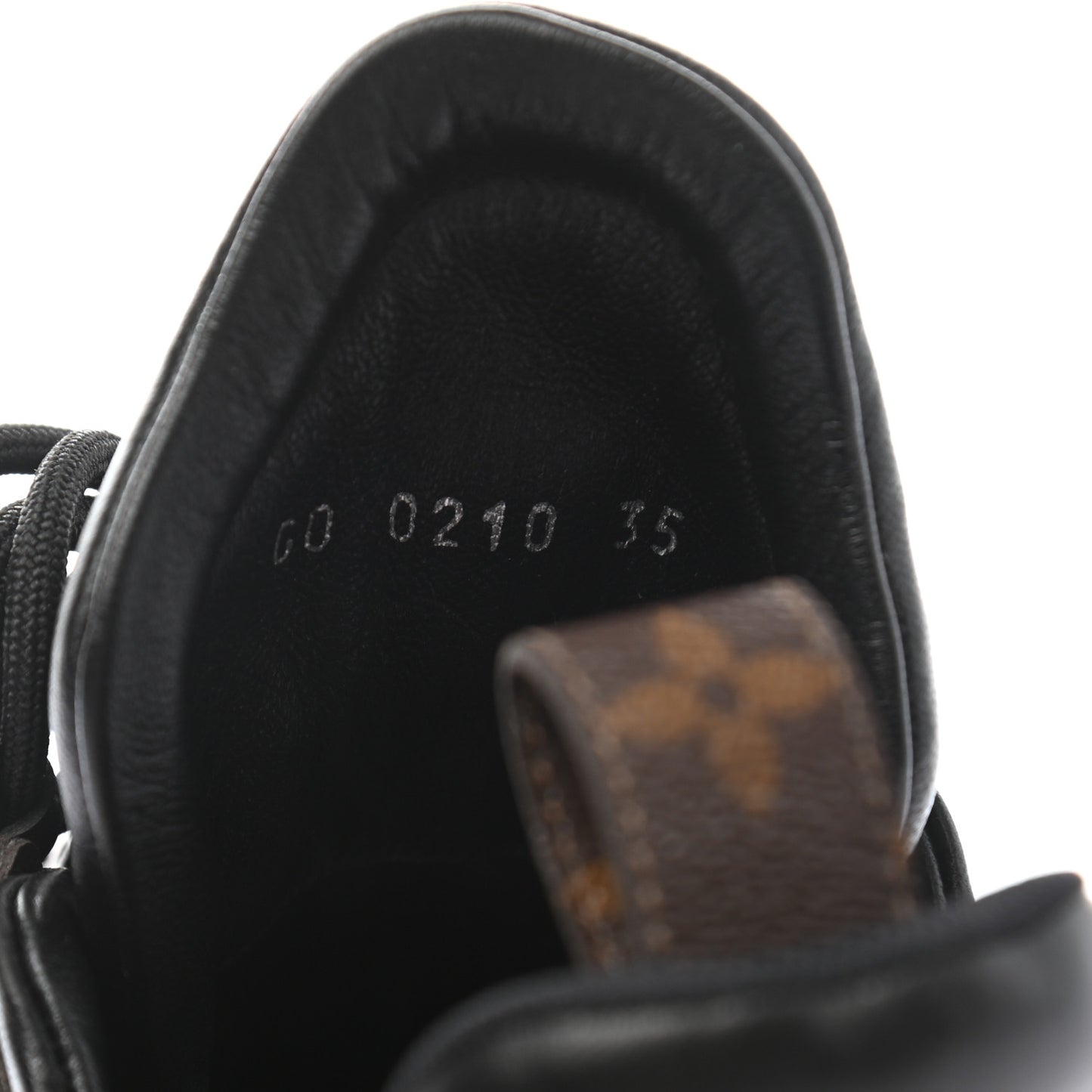 Calfskin Patent Monogram LV Archlight Sneakers 35 Black