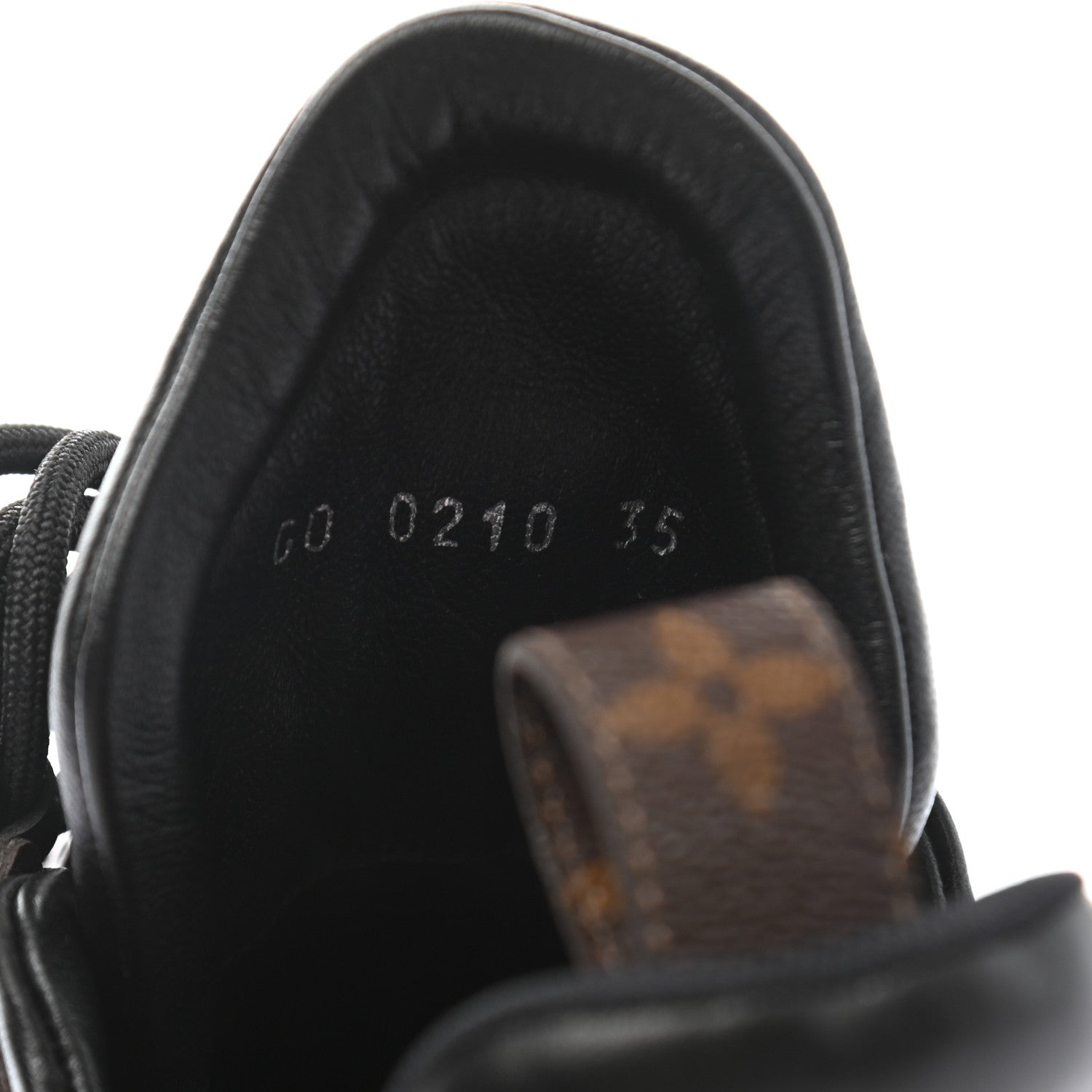 Louis Vuitton Calfskin Patent Monogram LV Archlight Sneakers 35 Black 8 of 9
