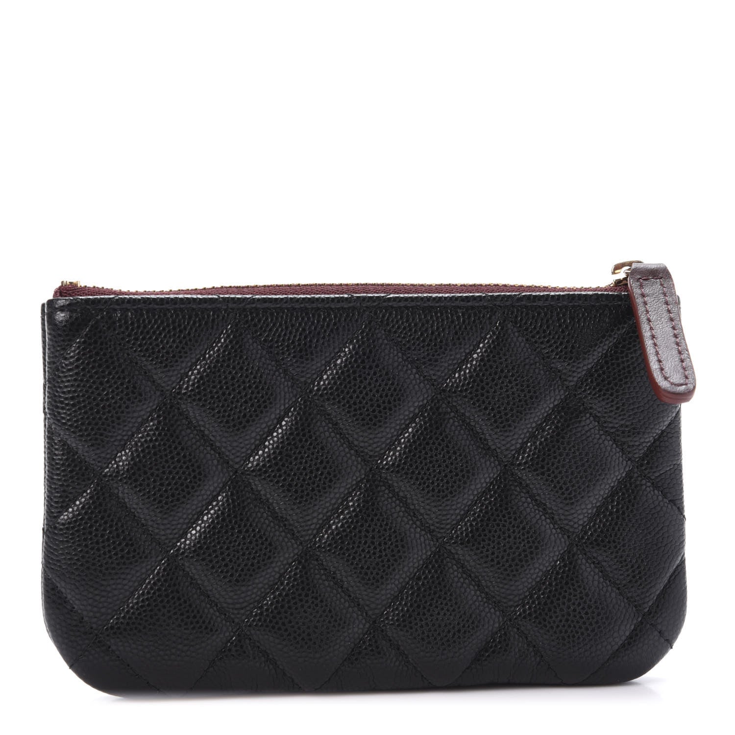 Chanel Caviar Quilted Small Cosmetic Case Black 3 of 10