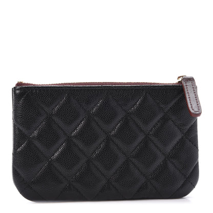 Chanel Caviar Quilted Small Cosmetic Case Black 3 of 10