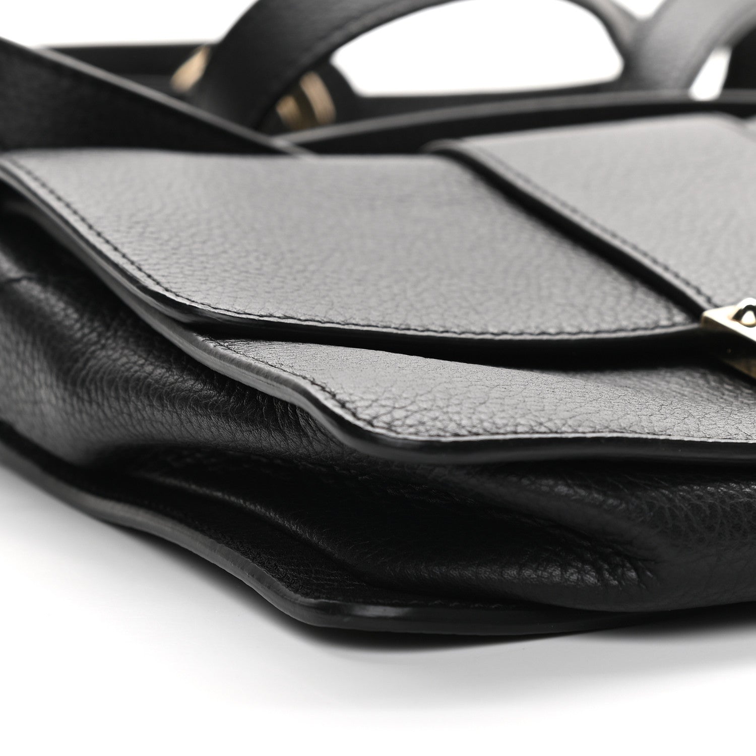Jimmy Choo Grainy Pebbled Rebel Crossbody Bag Black 7 of 9