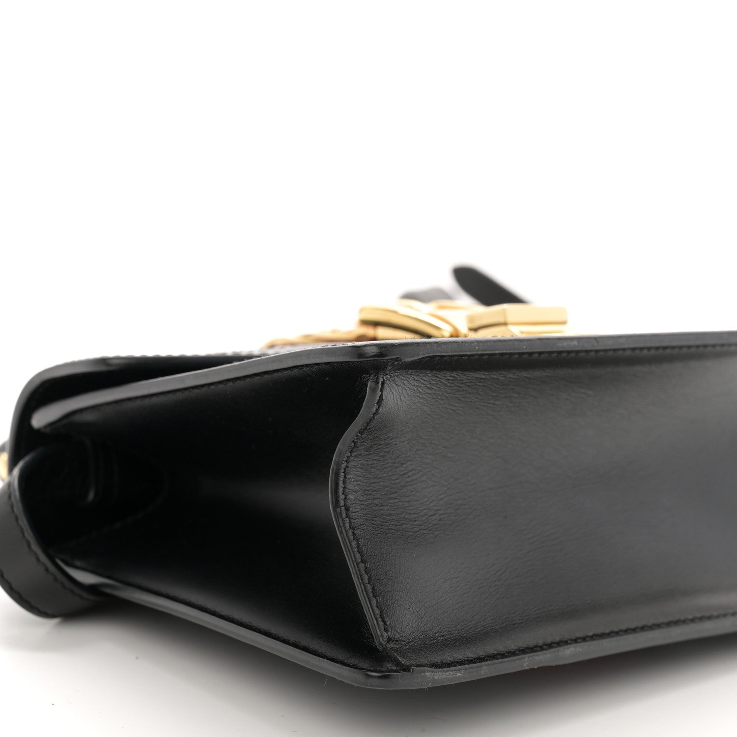 Gucci Calfskin Mini Sylvie Top Handle Bag Black 10 of 11