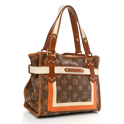 Louis Vuitton Monogram Rayures Tisse Sac PM 3 of 13