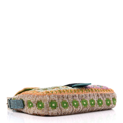 Fendi Lizard Beaded Baguette Multicolor 4 of 12