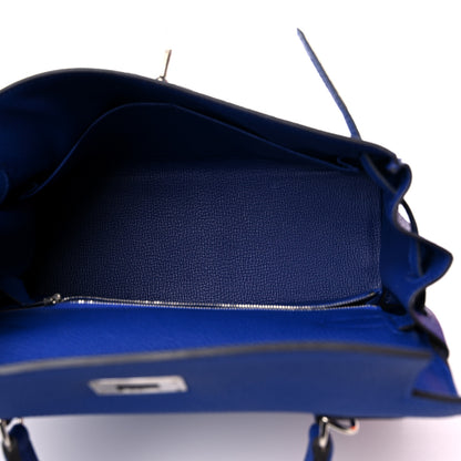 Hermes Togo Kelly Retourne 28 Bleu Electrique 5 of 12