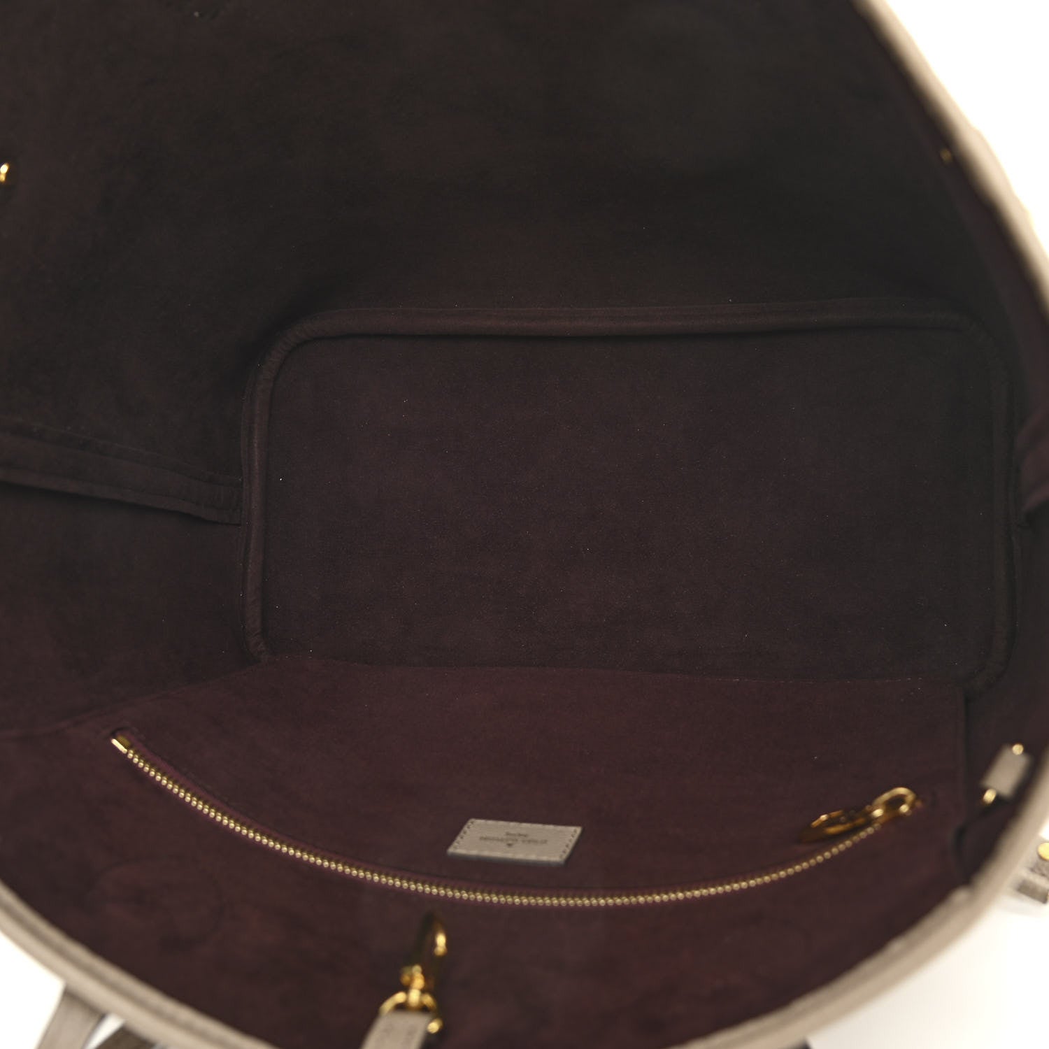 Louis Vuitton Empreinte Monogram Giant Neverfull MM Tourterelle 5 of 10
