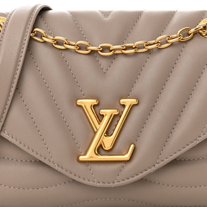 Louis Vuitton Calfskin LV New Wave Chain Bag Taupe 7 of 9