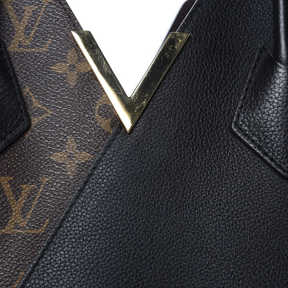 Louis Vuitton Calfskin Monogram Kimono Tote Black 10 of 12