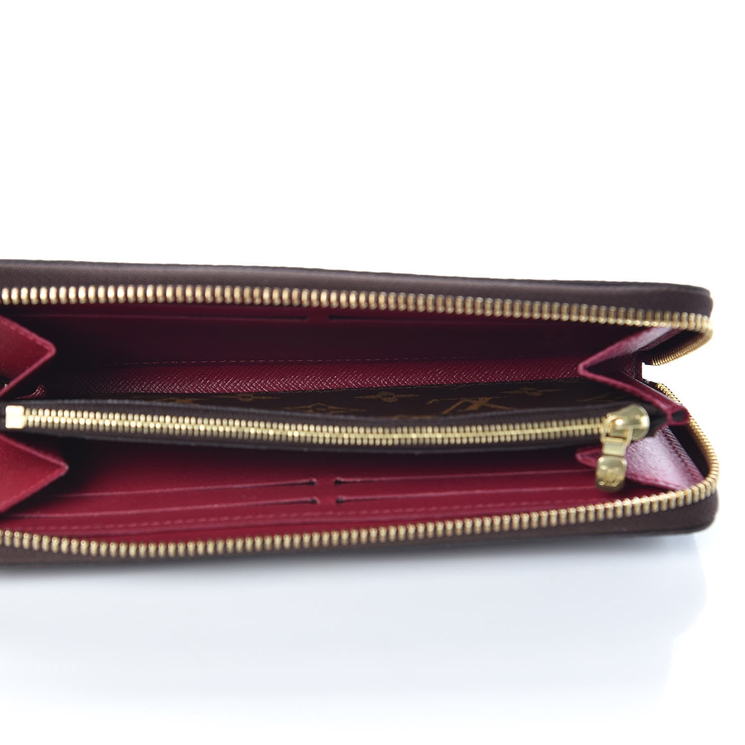 Louis Vuitton Monogram Clemence Wallet Fuchsia 5 of 8