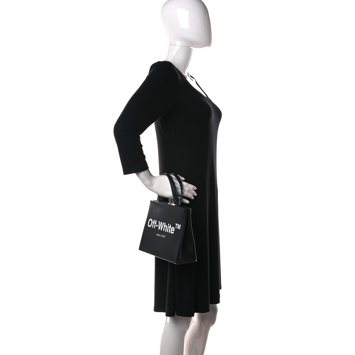 Off-White Calfskin Small Box Bag Black 2 of 10