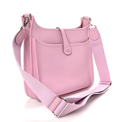 Hermes Taurillon Clemence EVELYNE III PM Mauve Sylvestre 2 of 10
