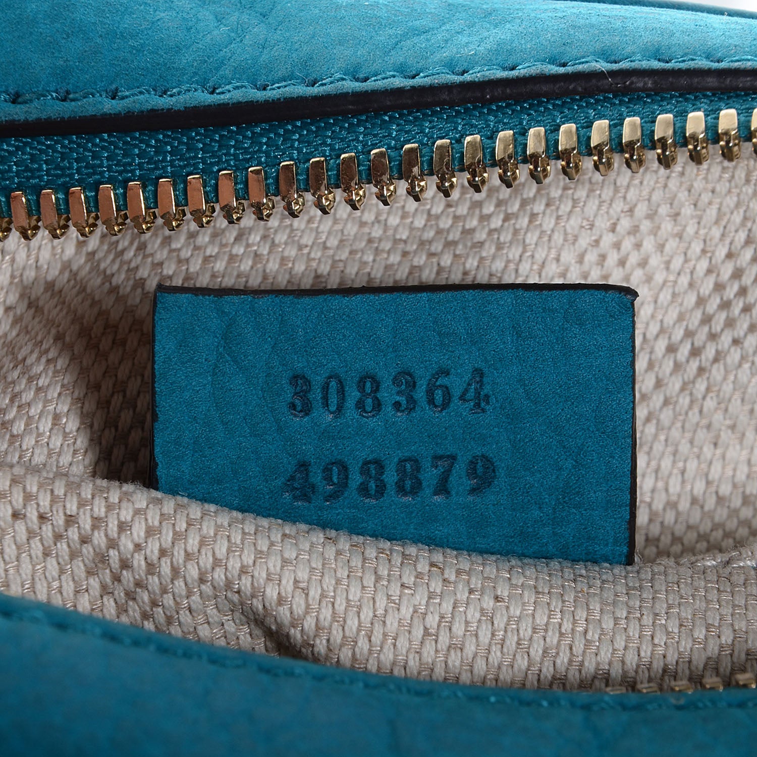 Gucci Vitello Range Small Soho Disco Bag Deep Cobalt 7 of 7